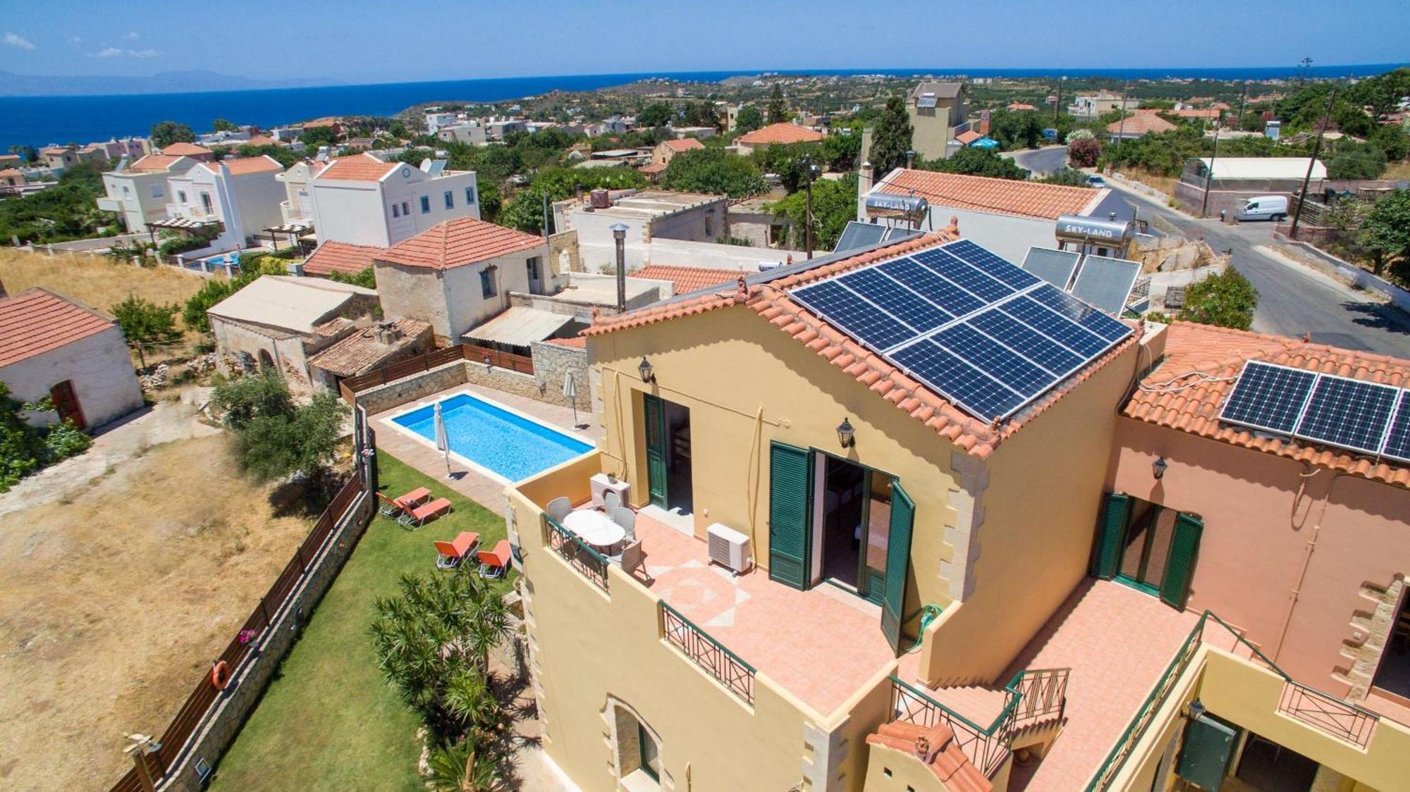 Skandalis Apartments With Pool Chorafakia Exterior foto